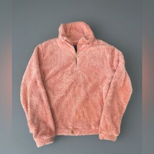 Women’s Cozy Pink Fleece Pullover